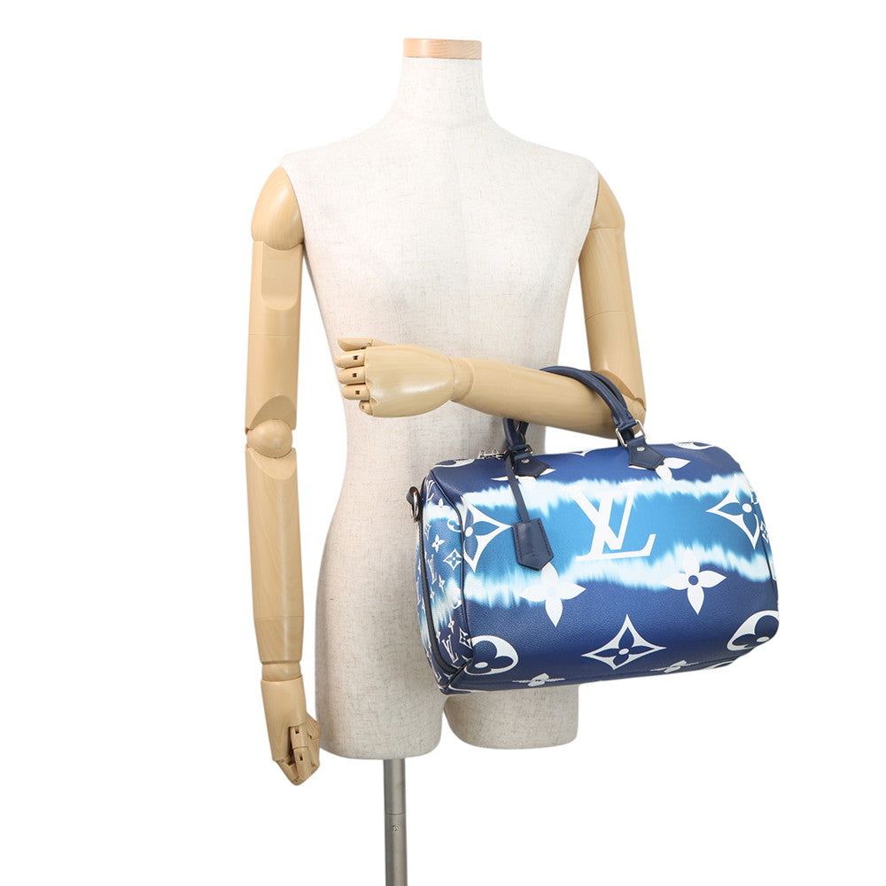 LOUIS VUITTON Keepall Bandouliere BlueM45146 LV Escale Size 30