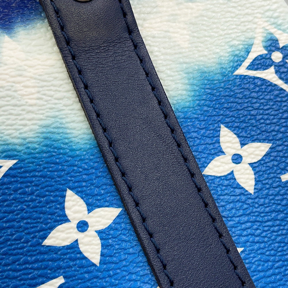 LOUIS VUITTON Keepall Bandouliere BlueM45146 LV Escale Size 30