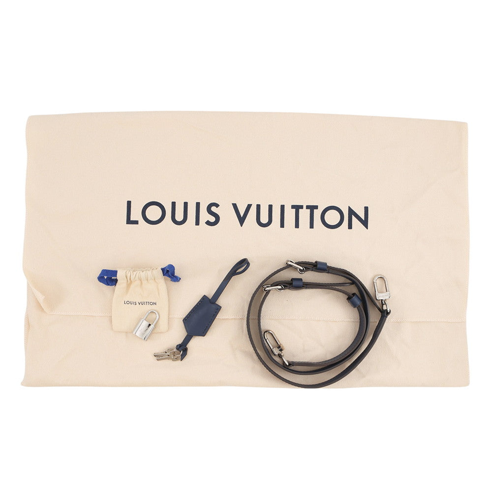 LOUIS VUITTON Keepall Bandouliere BlueM45146 LV Escale Size 30