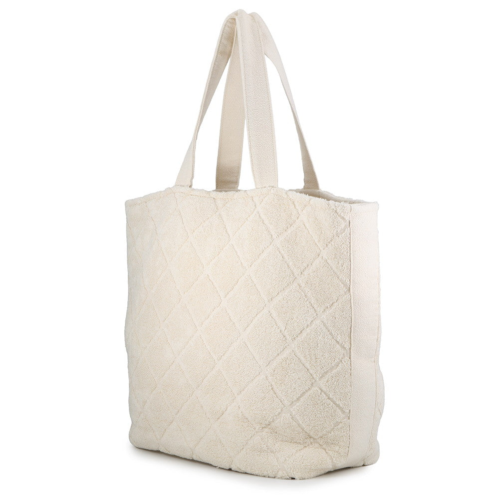CHANEL Beach bag 3-piece set IvoryAA8042 Cotton100%
