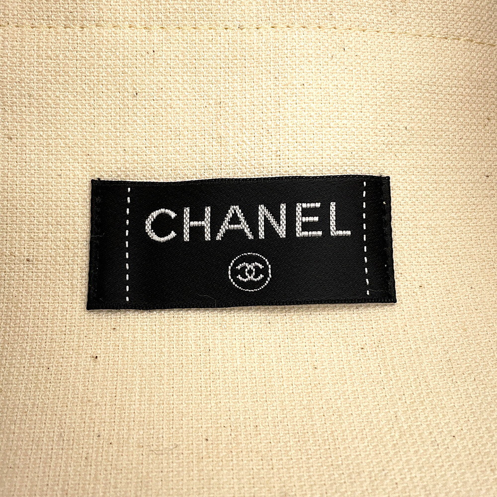 CHANEL Beach bag 3-piece set IvoryAA8042 Cotton100%