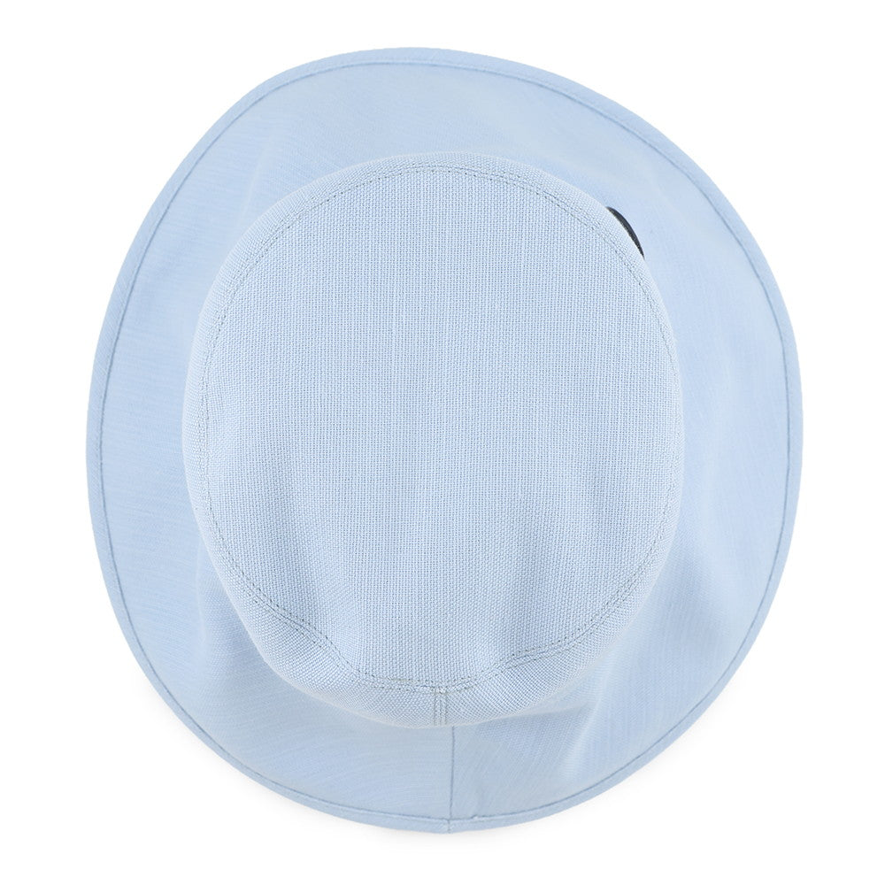 HERMES Hat Frog Size 57 Light Blue Hemp60% Cotton38% Polyurethane2%