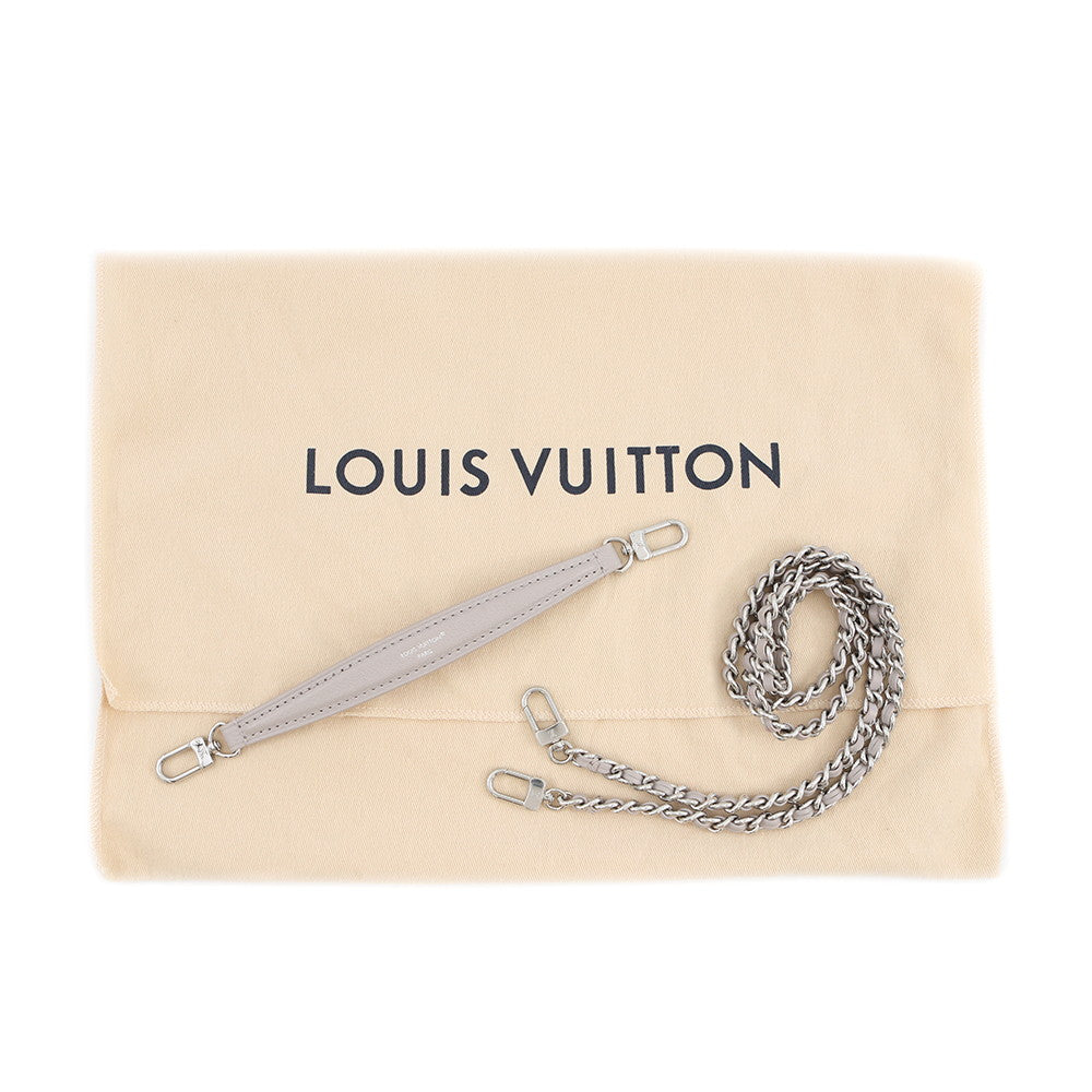 LOUIS VUITTON Nanonoe Bloom GrayM14224 Monogram Empreinte Leather
