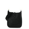 HERMES Evelyne Short Black Taurillon Clemence Size TPM