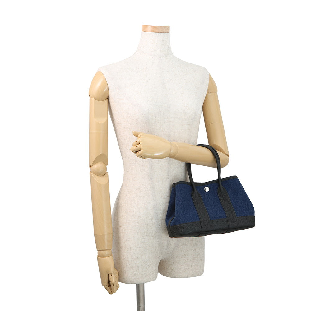 HERMES Neo Garden Denim Fonce Denim Fonce Negonda Leather Denim