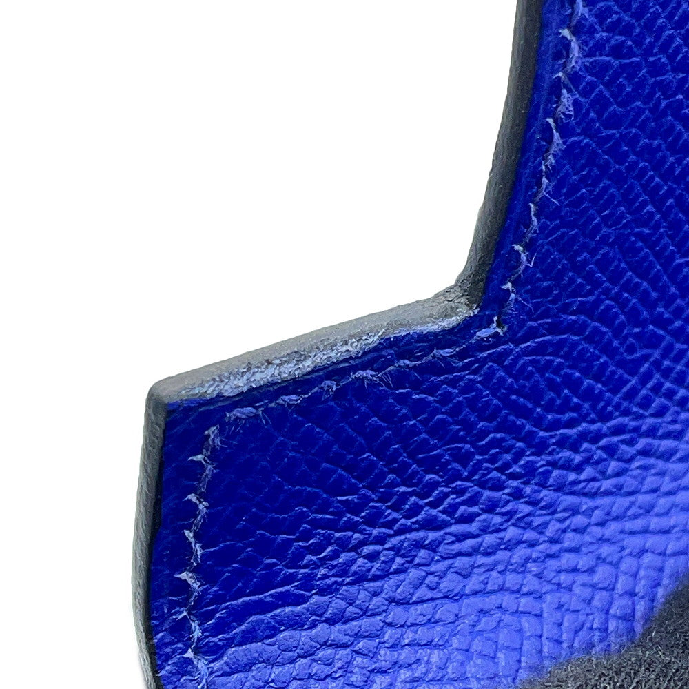 HERMES Kelly Sellier Blue Electric Epsom Size 28