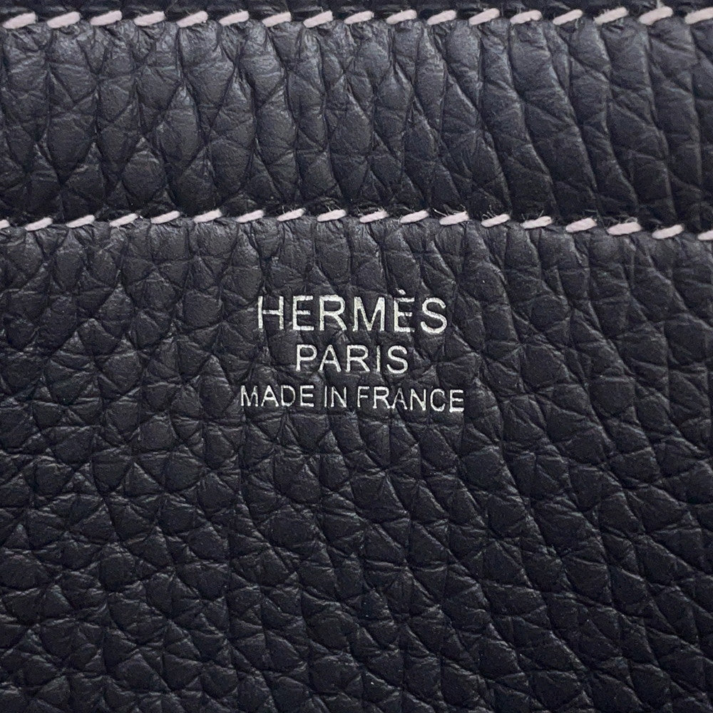 HERMES Cabas Sellier RougeSellier/Caban Taurillon Clemence Size 31
