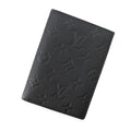LOUIS VUITTON Passport Cover NM NoirM63914 Monogram Empreinte Leather
