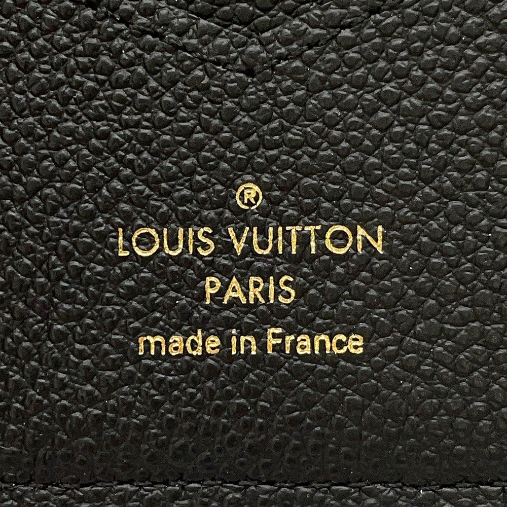LOUIS VUITTON Passport Cover NM NoirM63914 Monogram Empreinte Leather