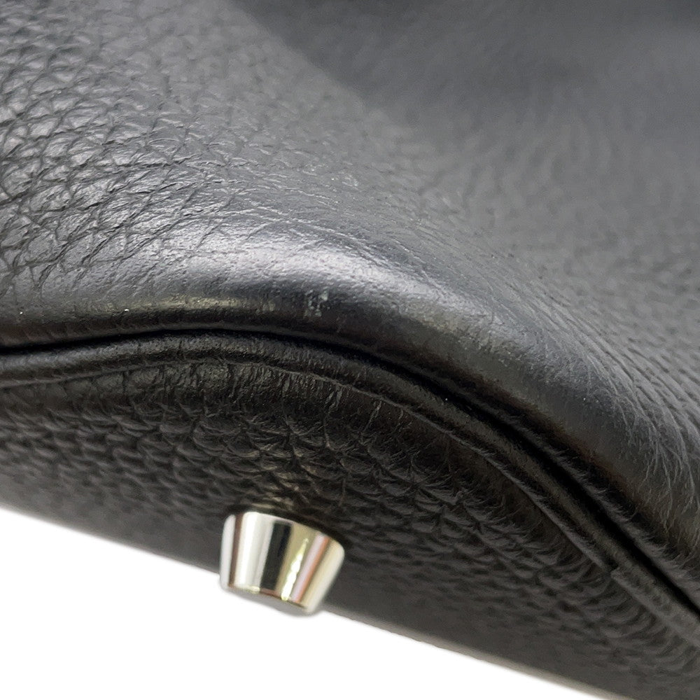 HERMES Picotin Lock Black Taurillon Clemence Size MM
