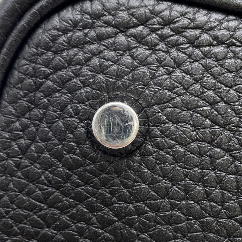 HERMES Picotin Lock Black Taurillon Clemence Size MM