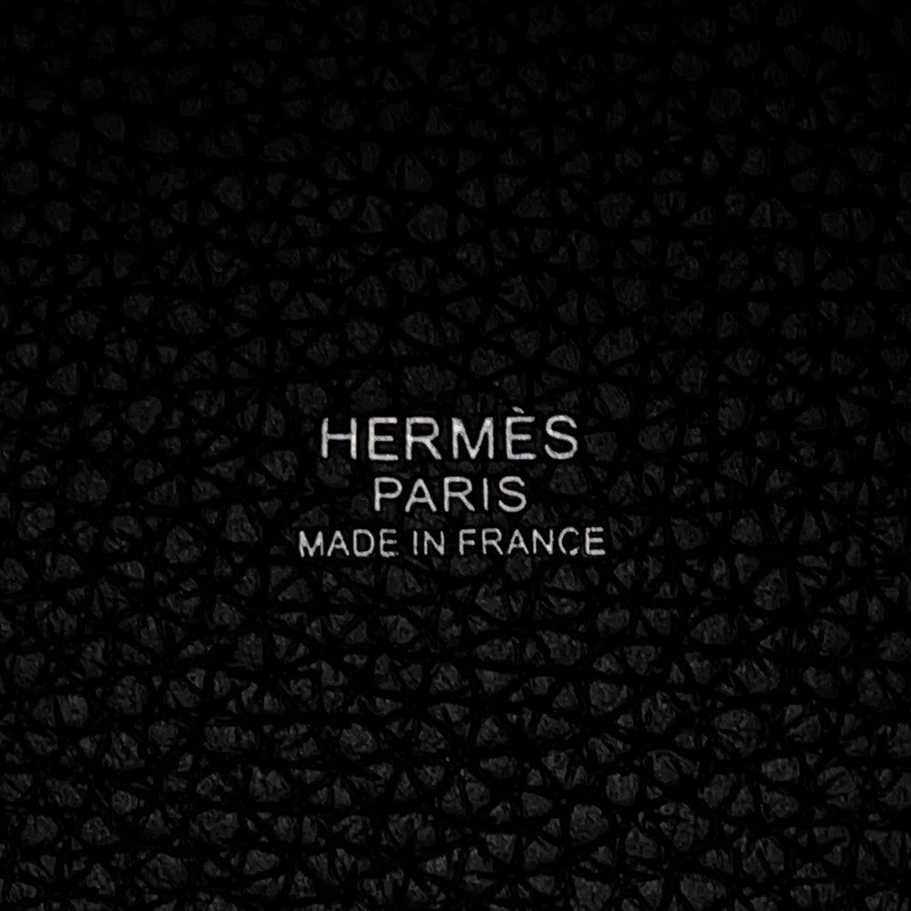 HERMES Picotin Lock Black Taurillon Clemence Size MM