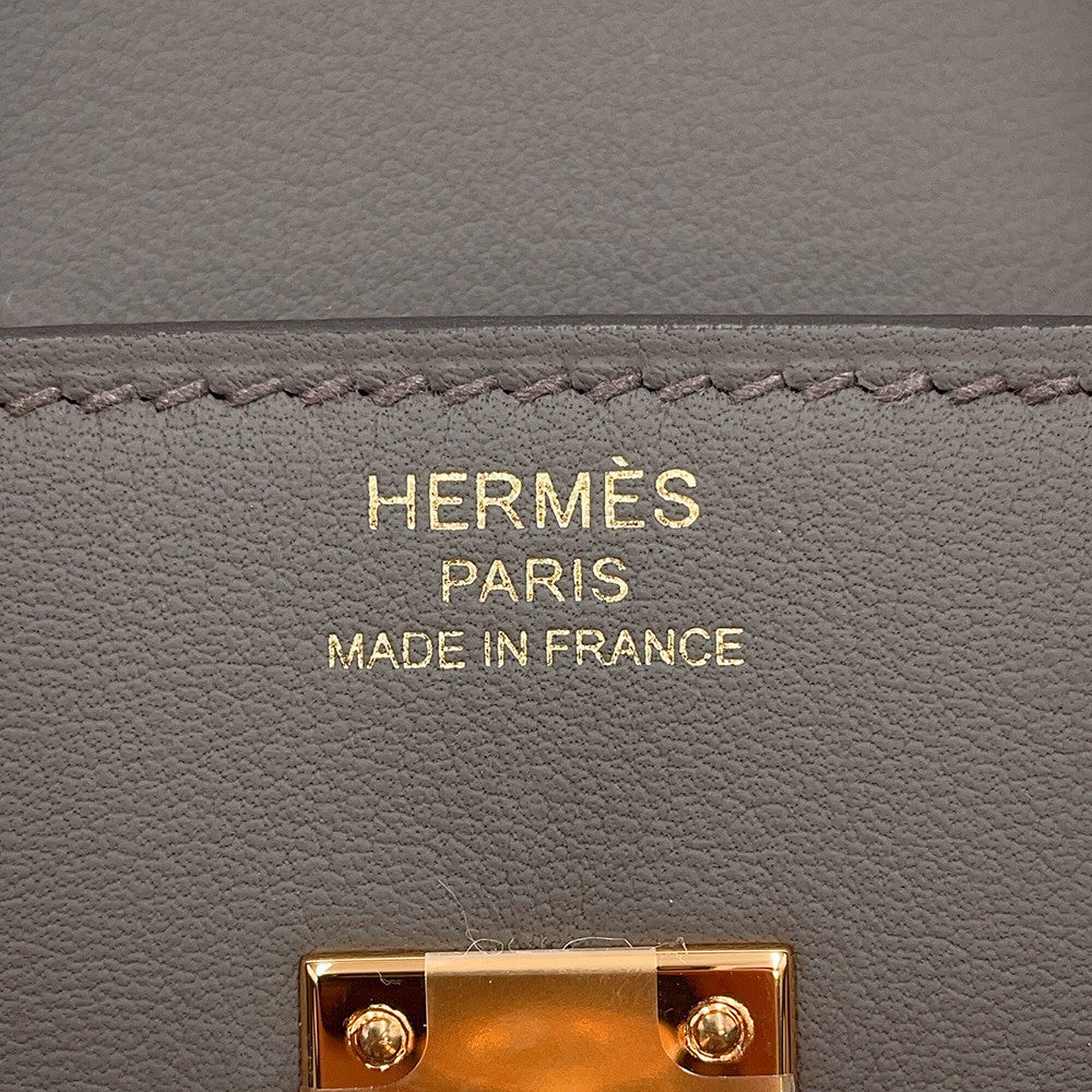 HERMES Birkin Etain Swift Leather Size 25