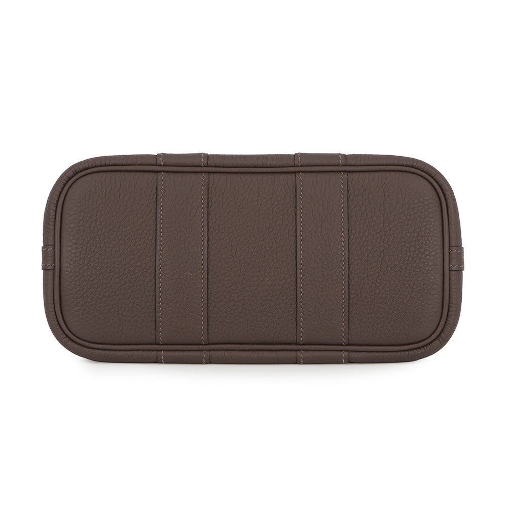 HERMES Neo Garden Chocolat Togo Leather Size 23