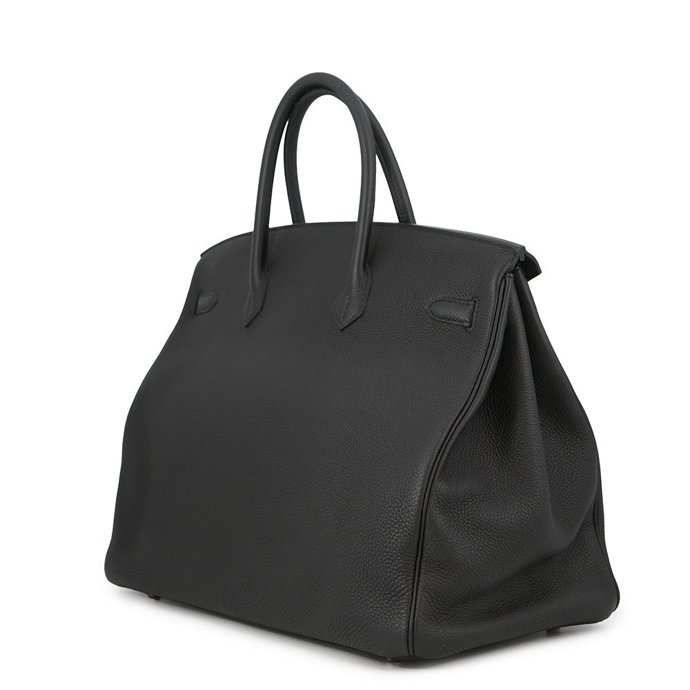 HERMES Birkin Black Togo Leather Size 40