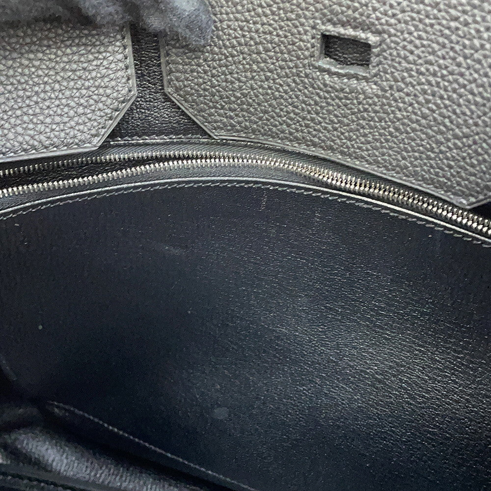 HERMES Birkin Black Togo Leather Size 40