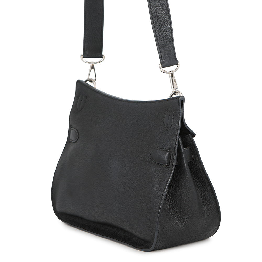 HERMES Jypsiere Black Taurillon Clemence Size 31
