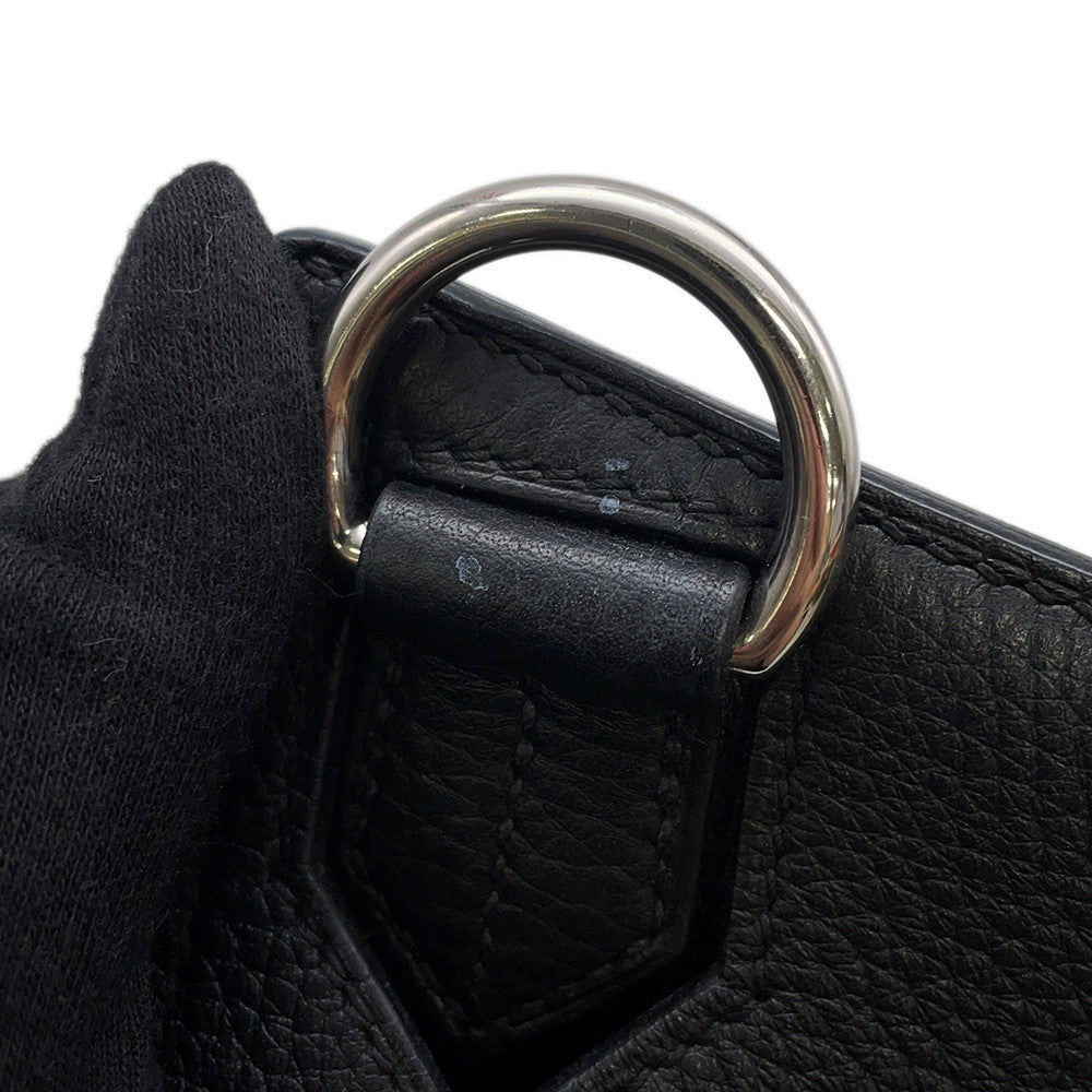 HERMES Jypsiere Black Taurillon Clemence Size 31