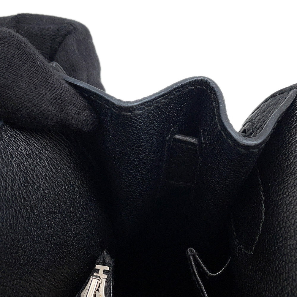 HERMES Jypsiere Black Taurillon Clemence Size 31