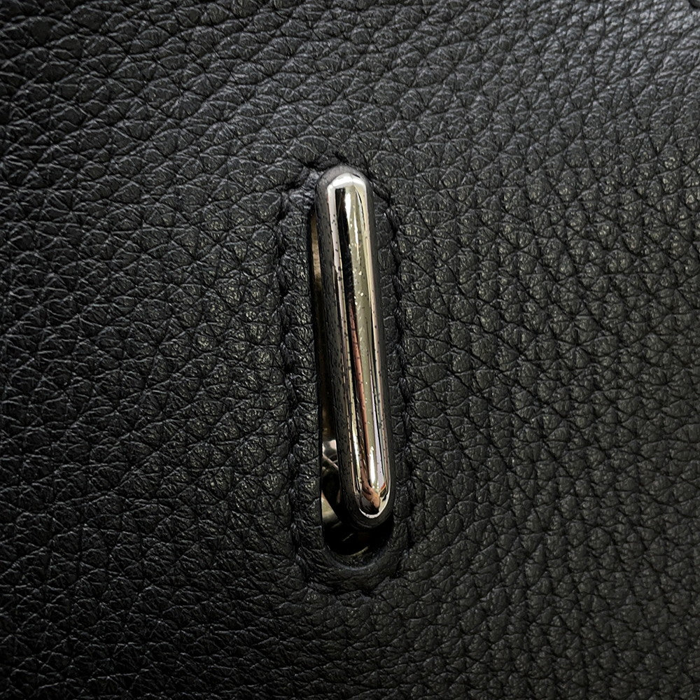 HERMES Jypsiere Black Taurillon Clemence Size 31