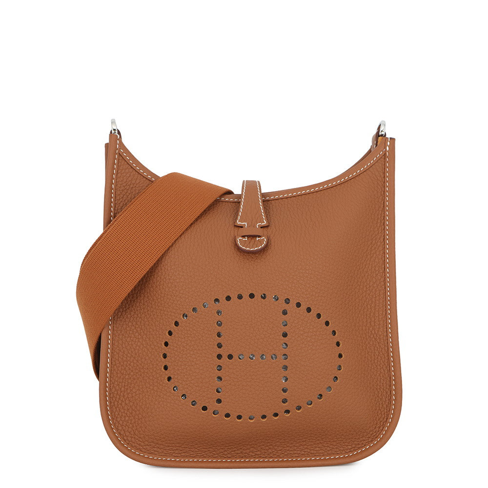HERMES Evelyne3 Gold Taurillon Clemence Size 23