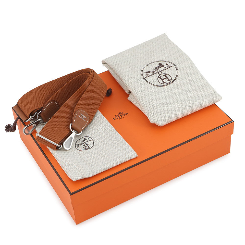 HERMES Evelyne3 Gold Taurillon Clemence Size 23