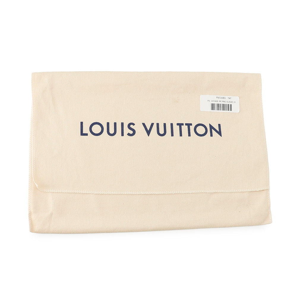 LOUIS VUITTON Pochette Voyage Blue/WhiteM45480 Monogram Clouds