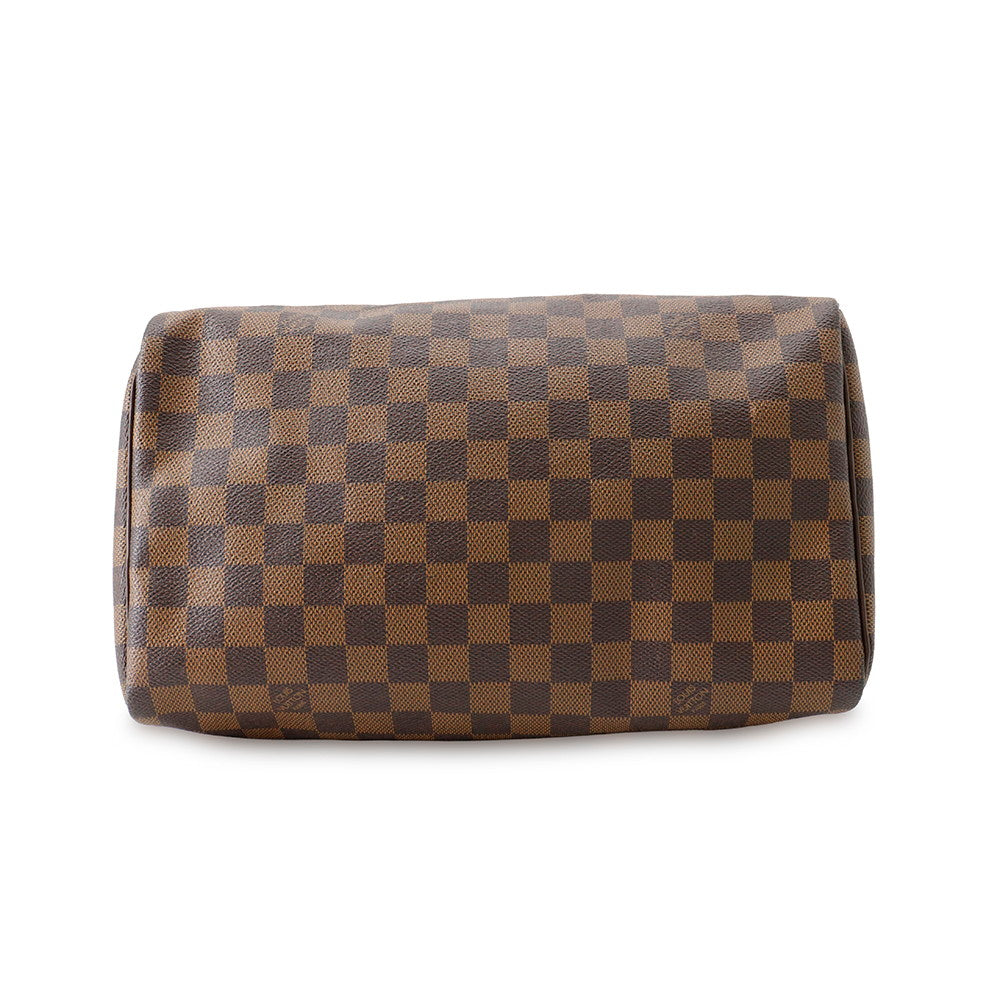 LOUIS VUITTON Speedy RedN41531 Damier Ebene Canvas Size 30