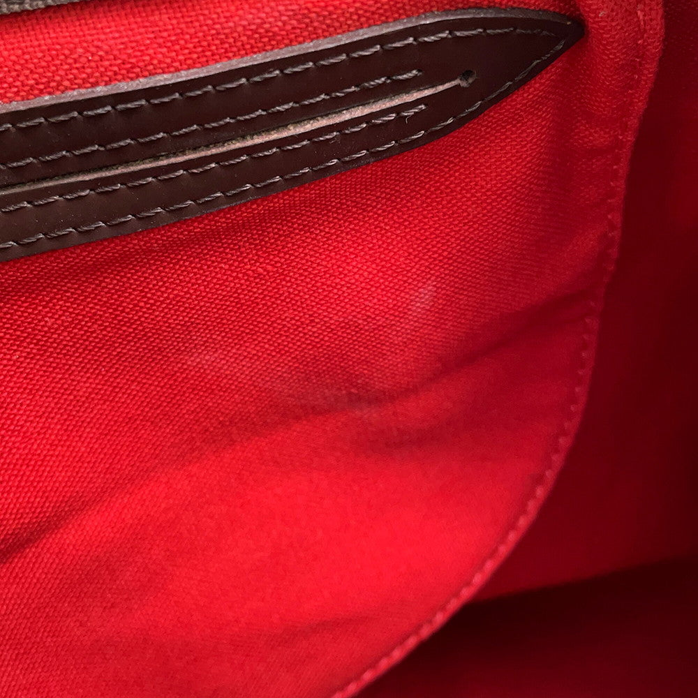 LOUIS VUITTON Speedy RedN41531 Damier Ebene Canvas Size 30