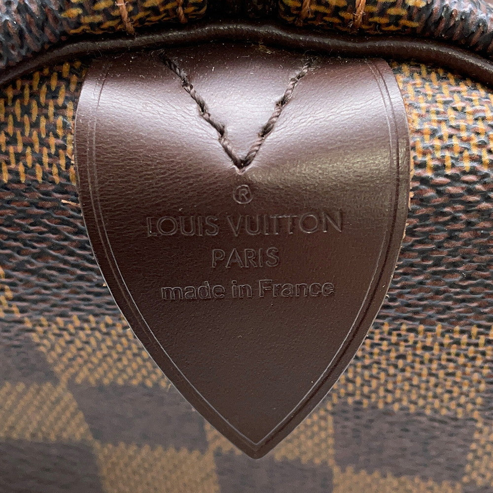 LOUIS VUITTON Speedy RedN41531 Damier Ebene Canvas Size 30