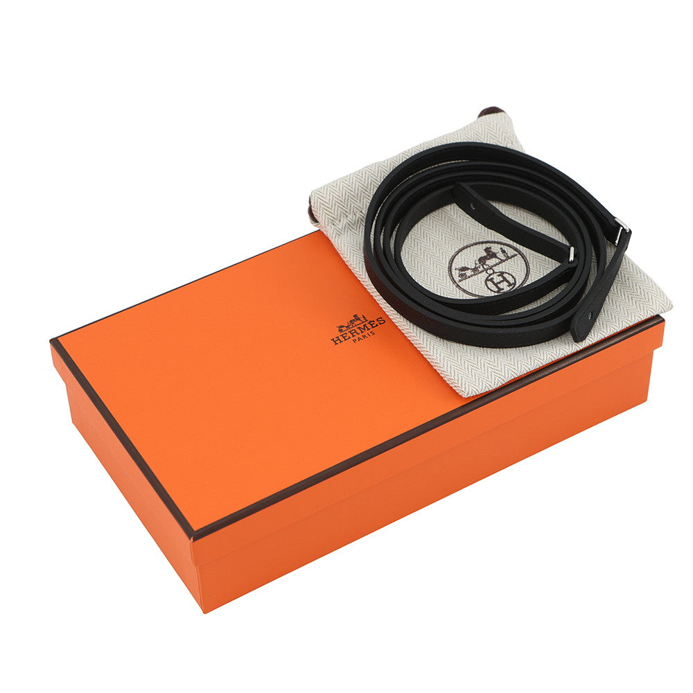 HERMES Kelly wallet long to go Black Epsom