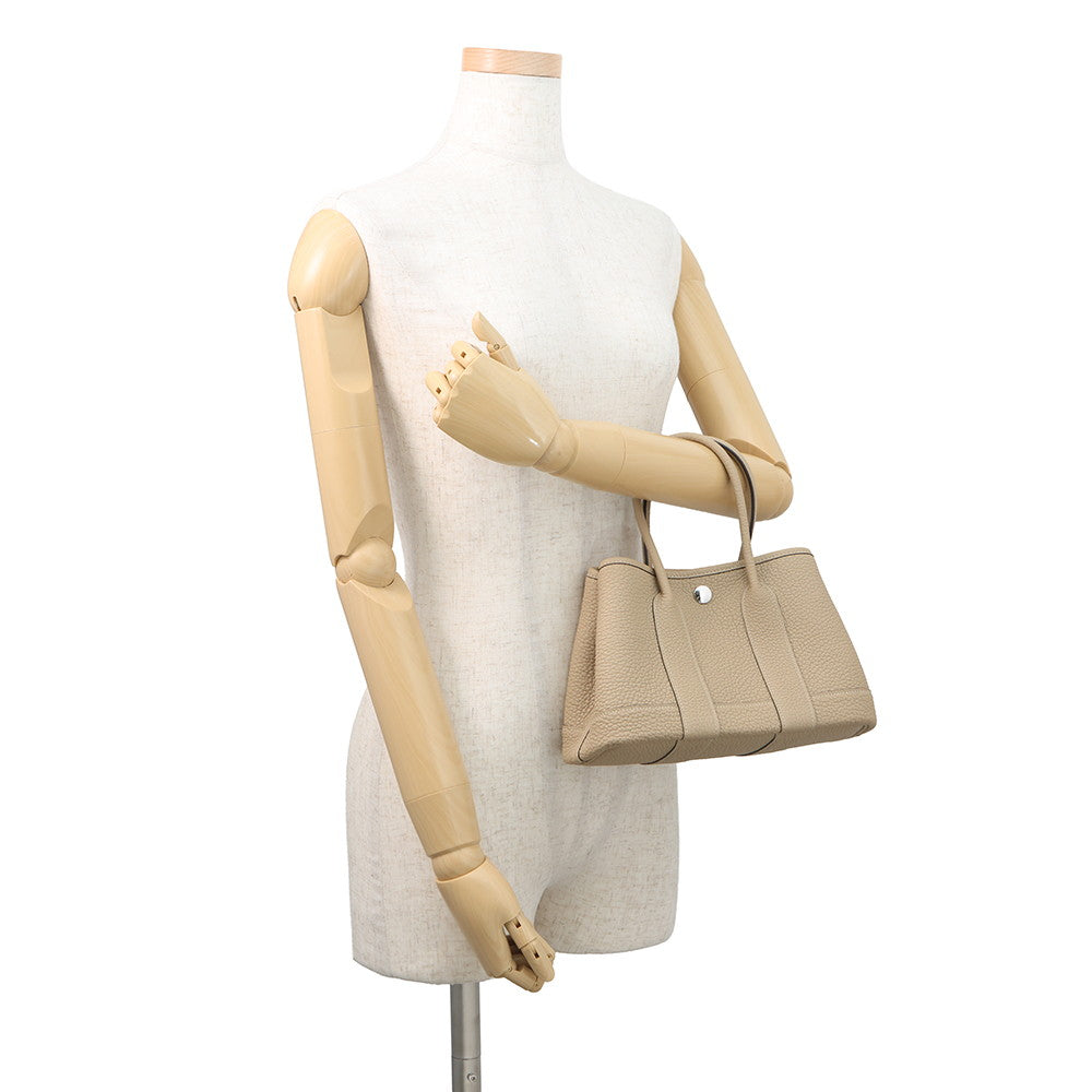HERMES Neo Garden Trench Negonda Leather Size 23