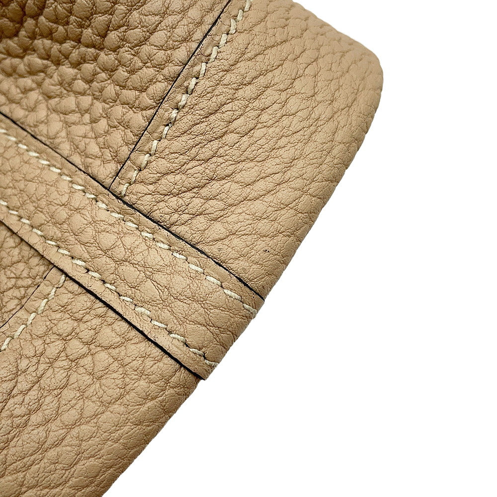 HERMES Neo Garden Trench Negonda Leather Size 23