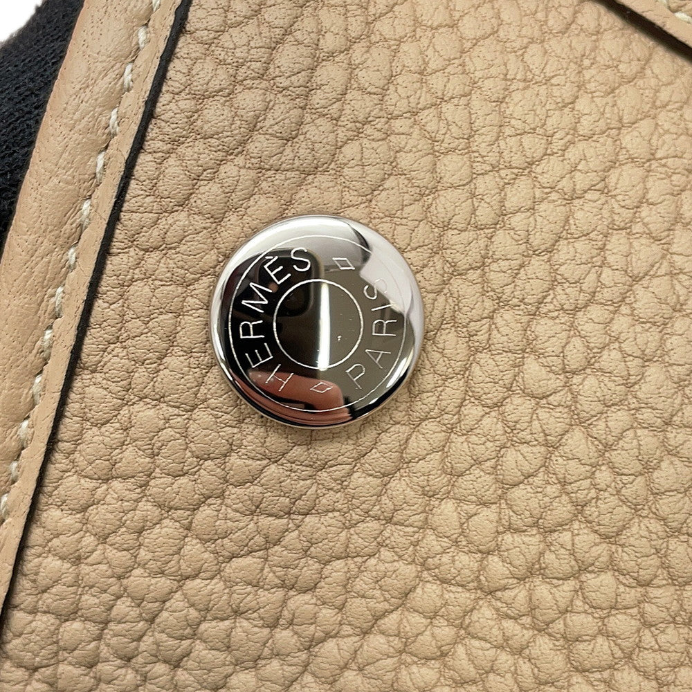 HERMES Neo Garden Trench Negonda Leather Size 23