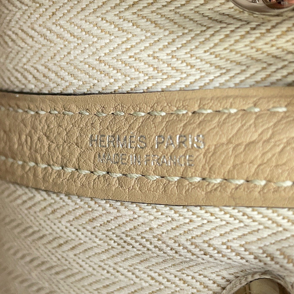 HERMES Neo Garden Trench Negonda Leather Size 23