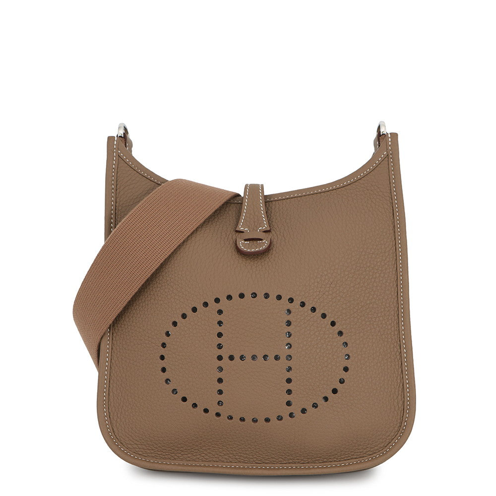 HERMES Evelyne3 Etoupe Taurillon Clemence Size 23