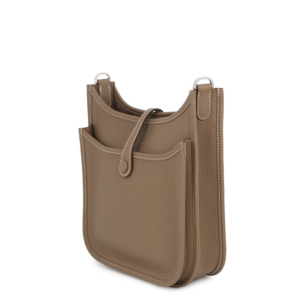 HERMES Evelyne3 Etoupe Taurillon Clemence Size 23