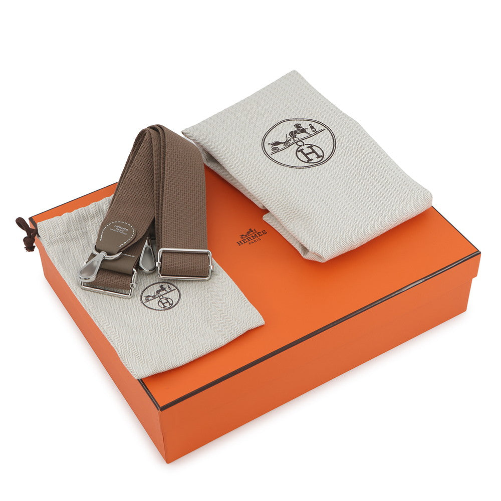 HERMES Evelyne3 Etoupe Taurillon Clemence Size 23