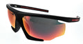 Prada Linea Rossa 0PS 07YS DG010A Black rubber Rectangular Sunglasses