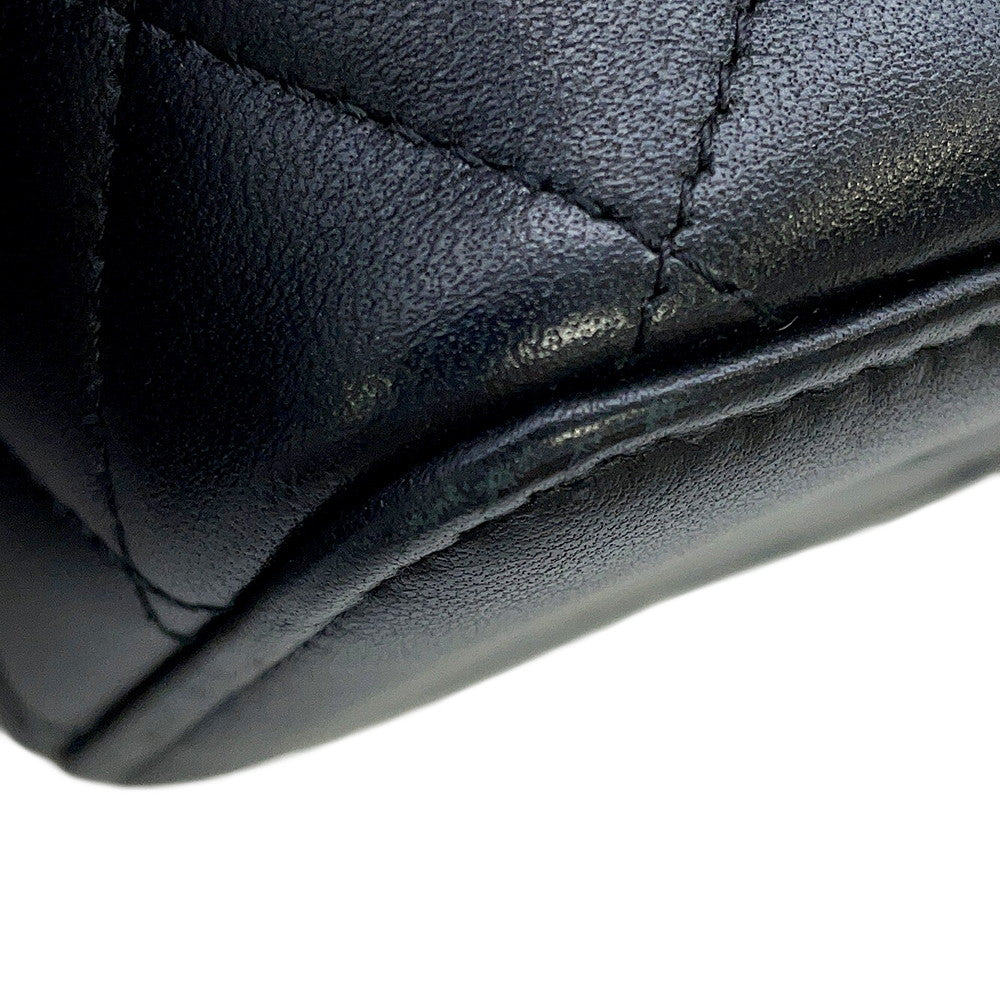 CHANEL Matelasse Vanity Chain Shoulder Bag BlackAP2199 Lambskin