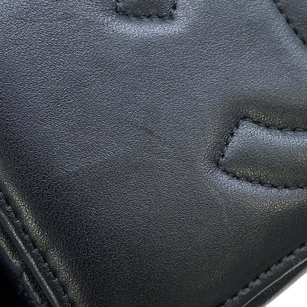 CHANEL Matelasse Vanity Chain Shoulder Bag BlackAP2199 Lambskin