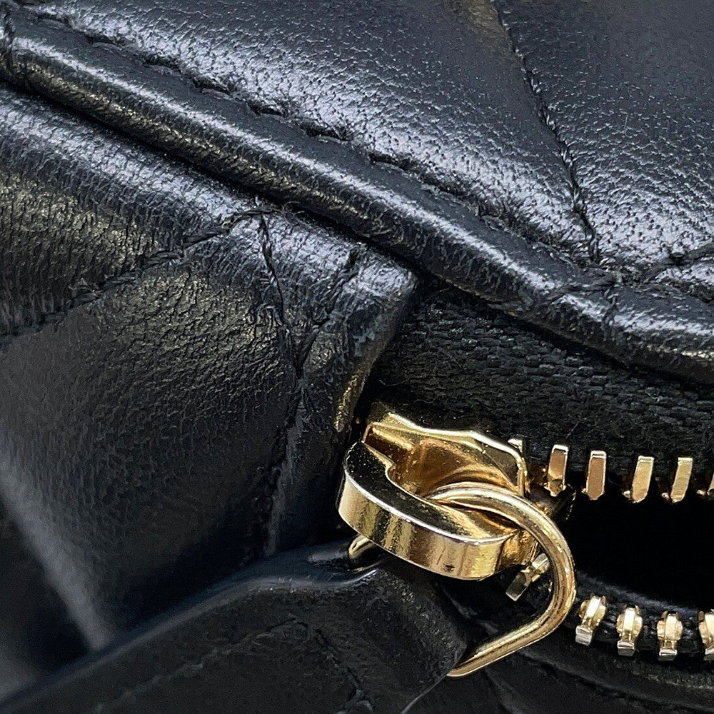 CHANEL Matelasse Vanity Chain Shoulder Bag BlackAP2199 Lambskin