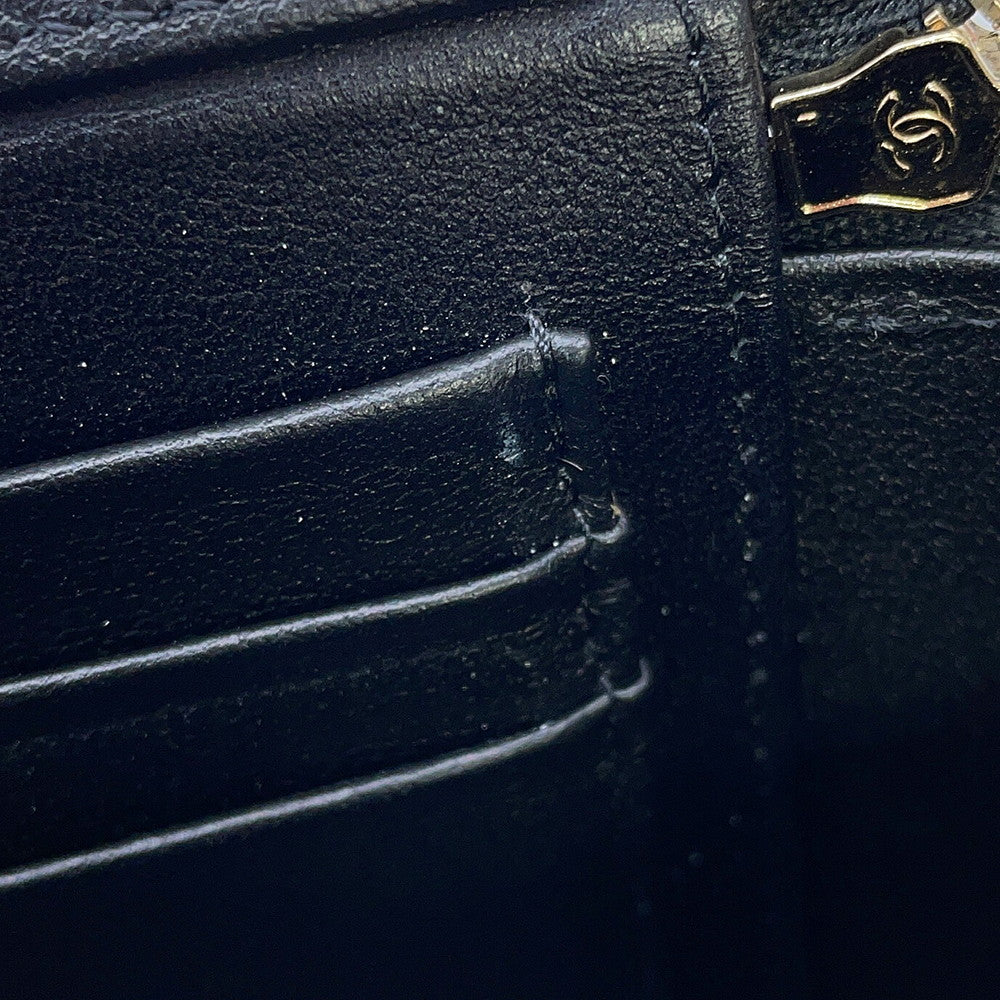 CHANEL Matelasse Vanity Chain Shoulder Bag BlackAP2199 Lambskin