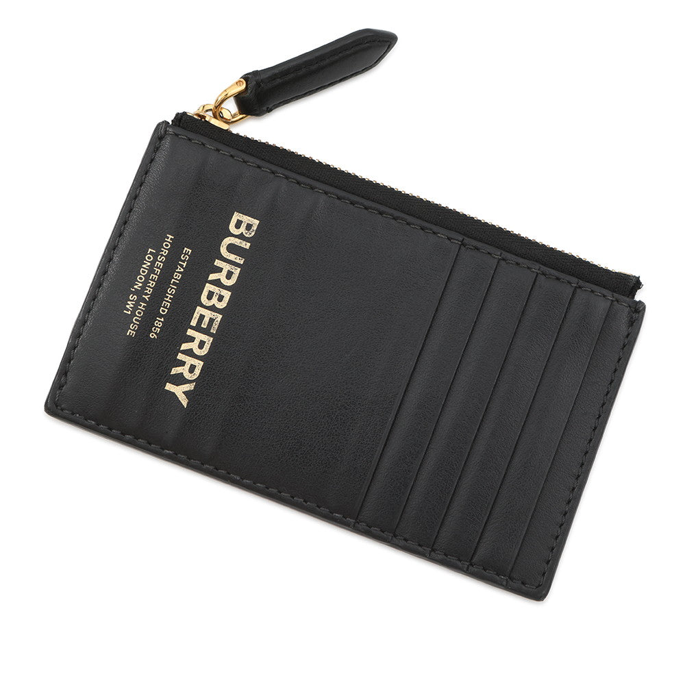 BURBERRY Fragment case Black Leather