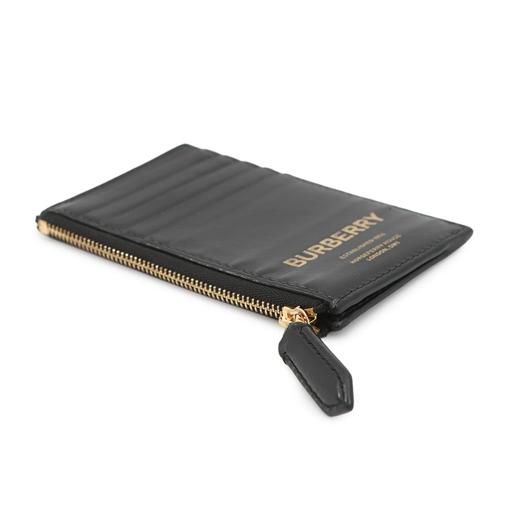 BURBERRY Fragment case Black Leather