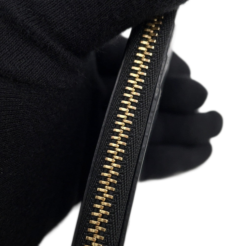 BURBERRY Fragment case Black Leather