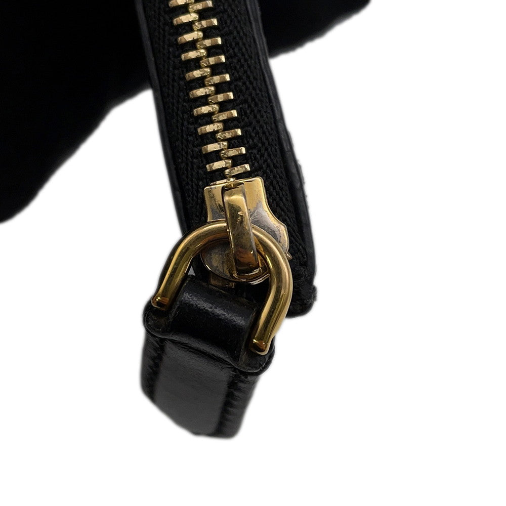 BURBERRY Fragment case Black Leather