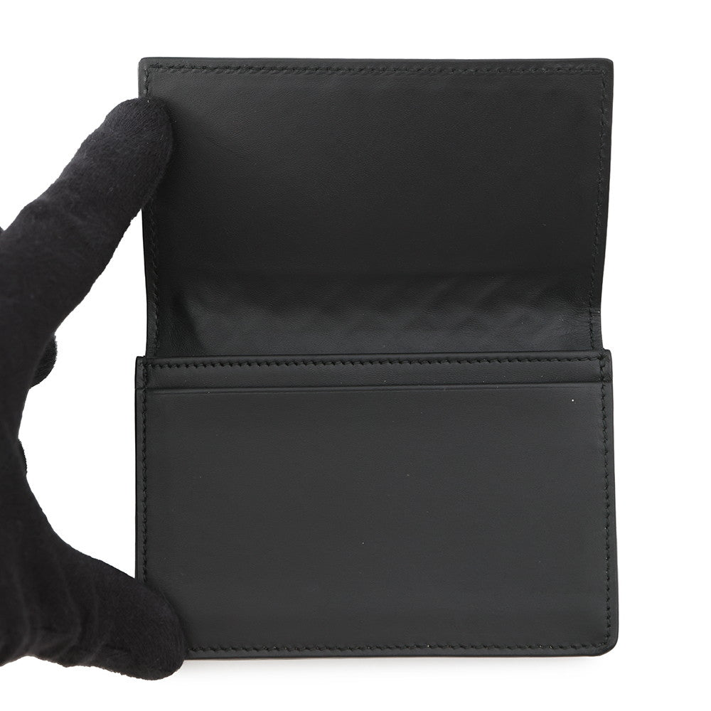 Bottega Veneta INTRECCIATO Card Case Black Leather