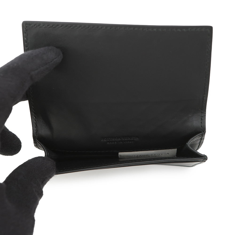 Bottega Veneta INTRECCIATO Card Case Black Leather