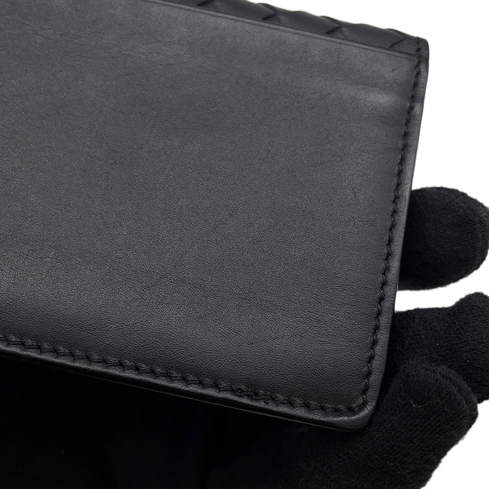 Bottega Veneta INTRECCIATO Card Case Black Leather
